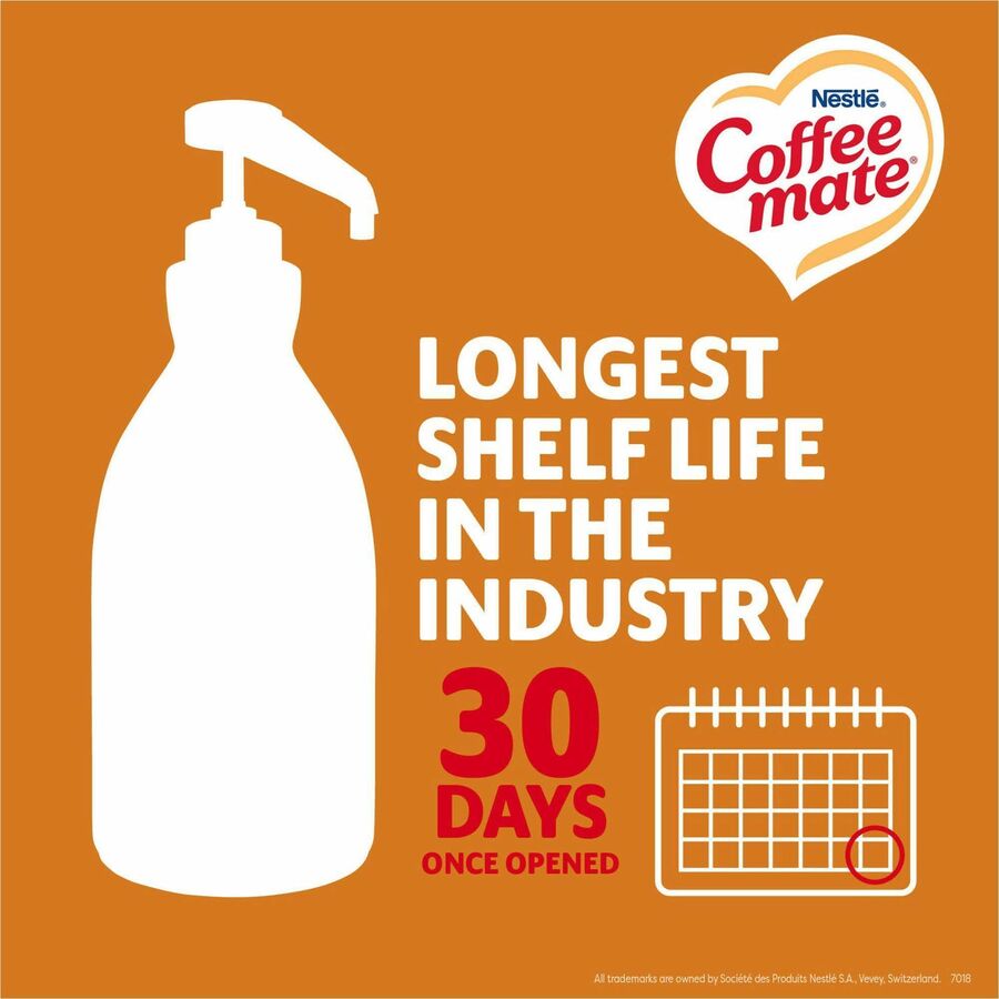 Coffee mate Salted Caramel Chocolate Liquid Concentrate Coffee Creamer - Pump Bottle