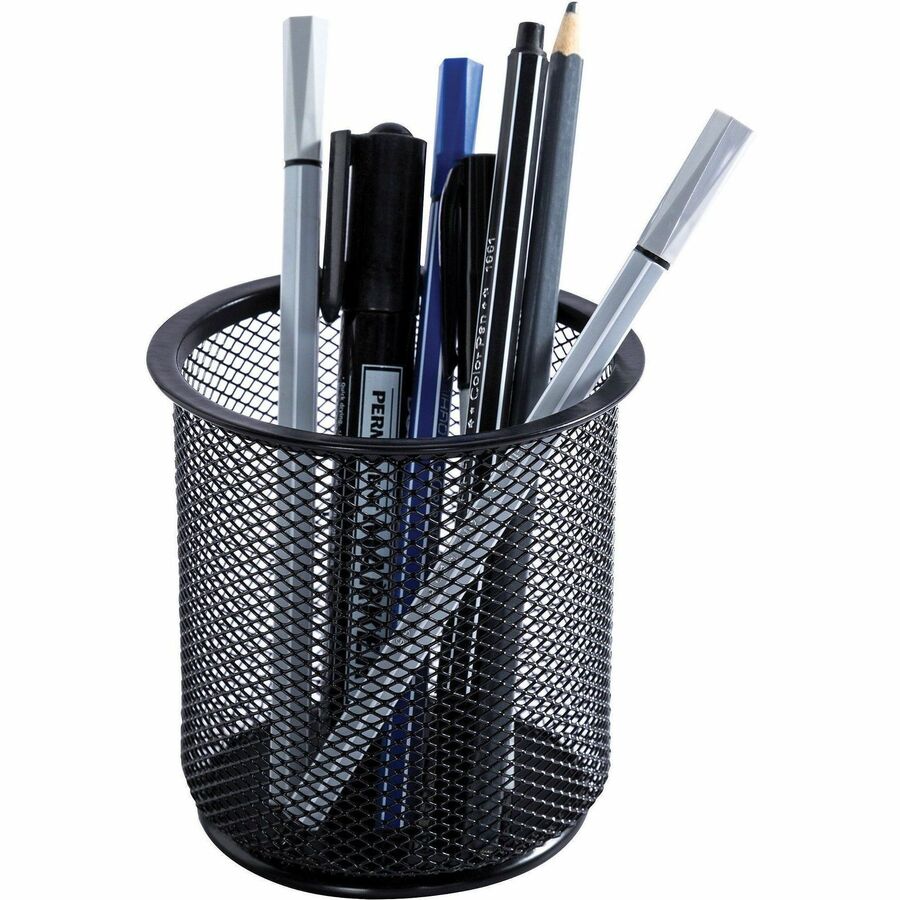 Lorell Mesh Wire Pencil Cup Holders