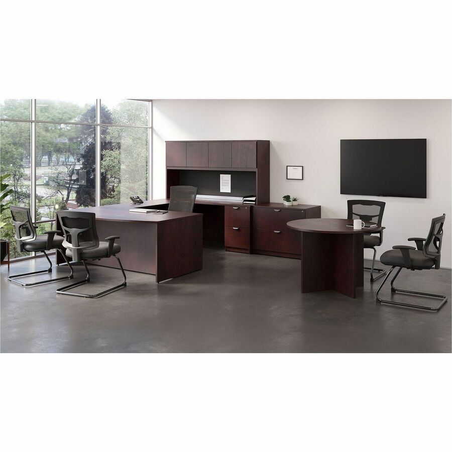 Lorell Prominence 2.0 Round Laminate Conference Table