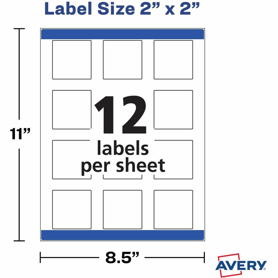 Avery® Sure Feed Glossy Labels