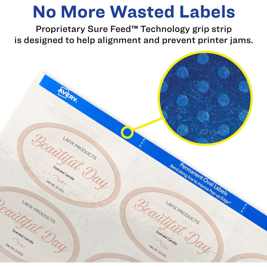 Avery® Sure Feed Glossy Labels