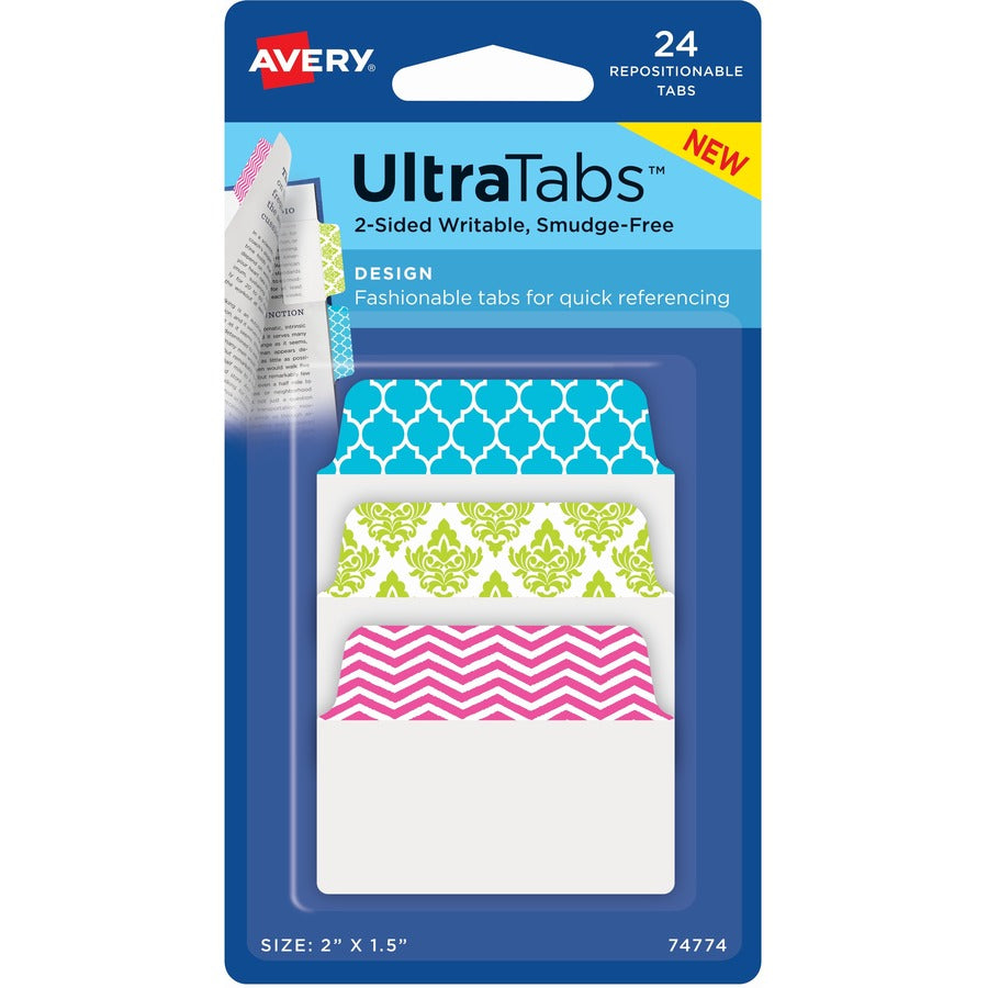 Avery® UltraTabs Color Design 2-sided Multiuse Tabs