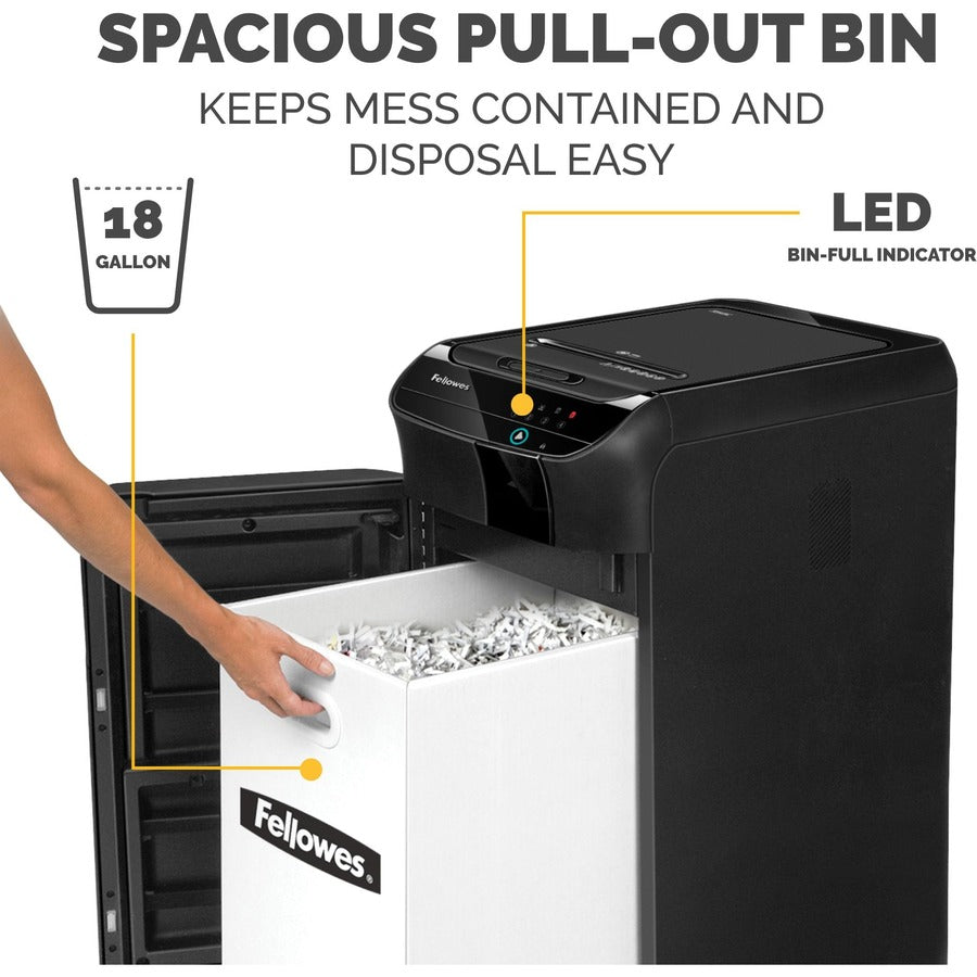 Fellowes AutoMax 350C Auto Feed Cross-Cut Shredder