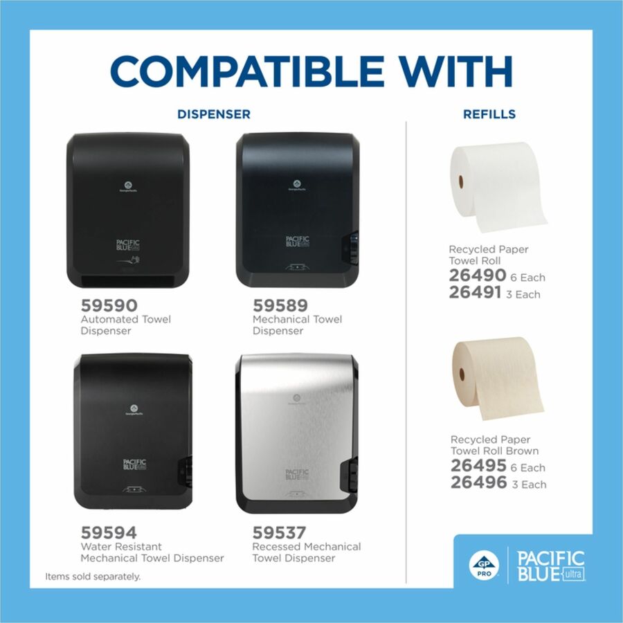 Pacific Blue Ultra Mechanical High-Capacity Paper Towel Dispenser