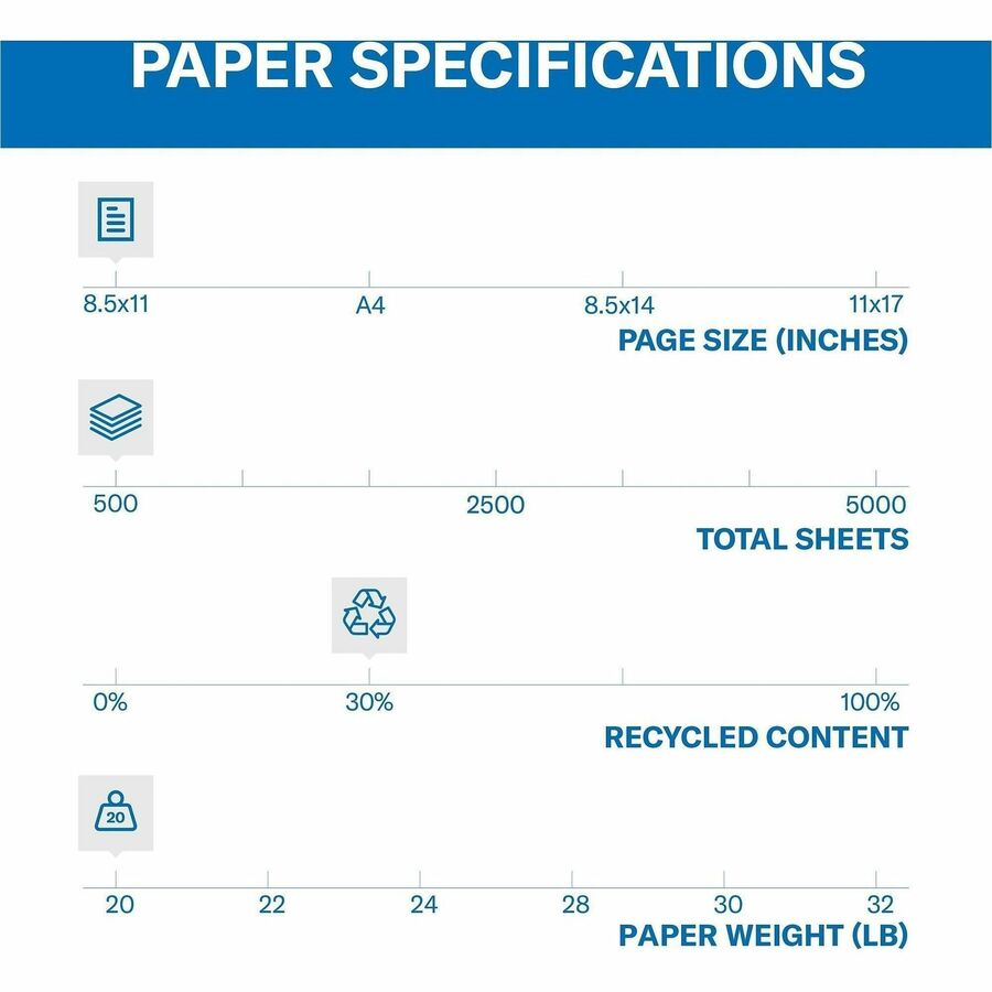 Hammermill Colors Recycled Copy Paper - Lilac