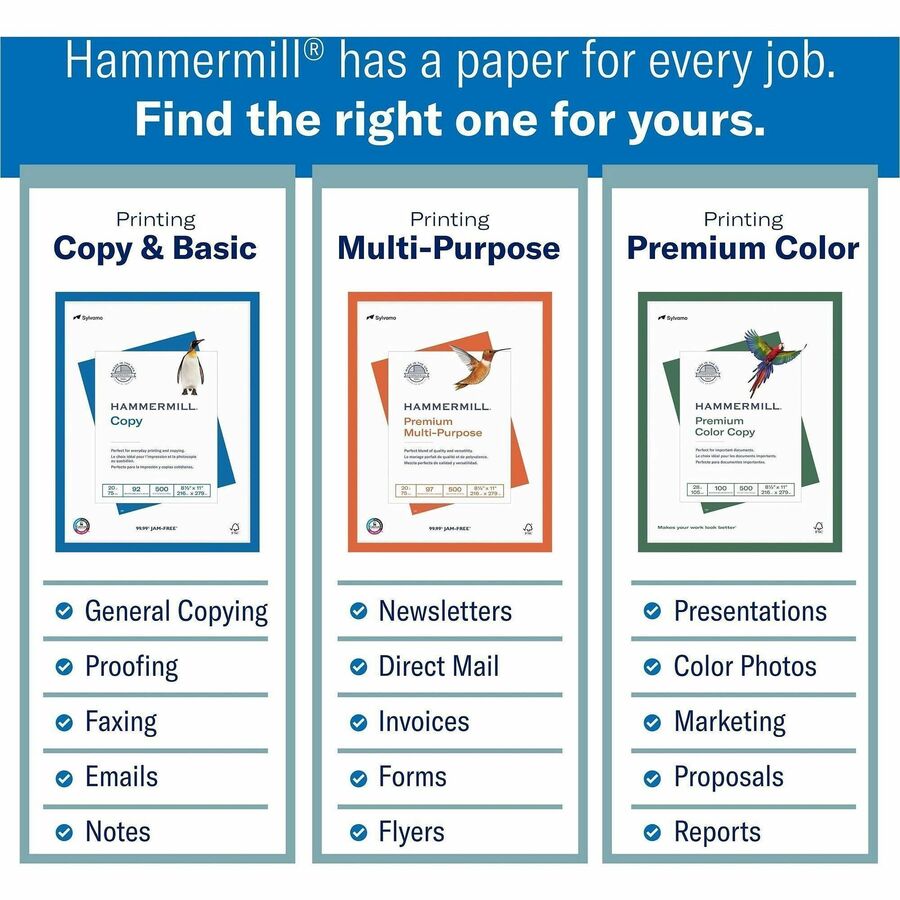 Hammermill Colors Recycled Copy Paper - Lilac