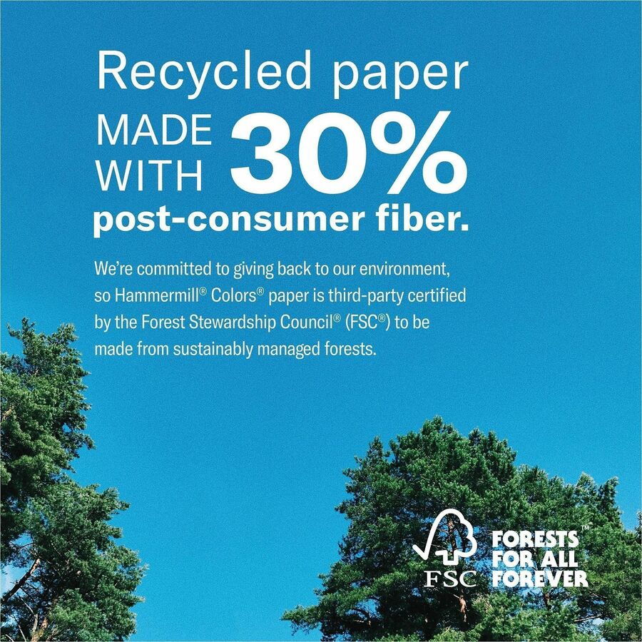 Hammermill Colors Recycled Copy Paper - Lilac