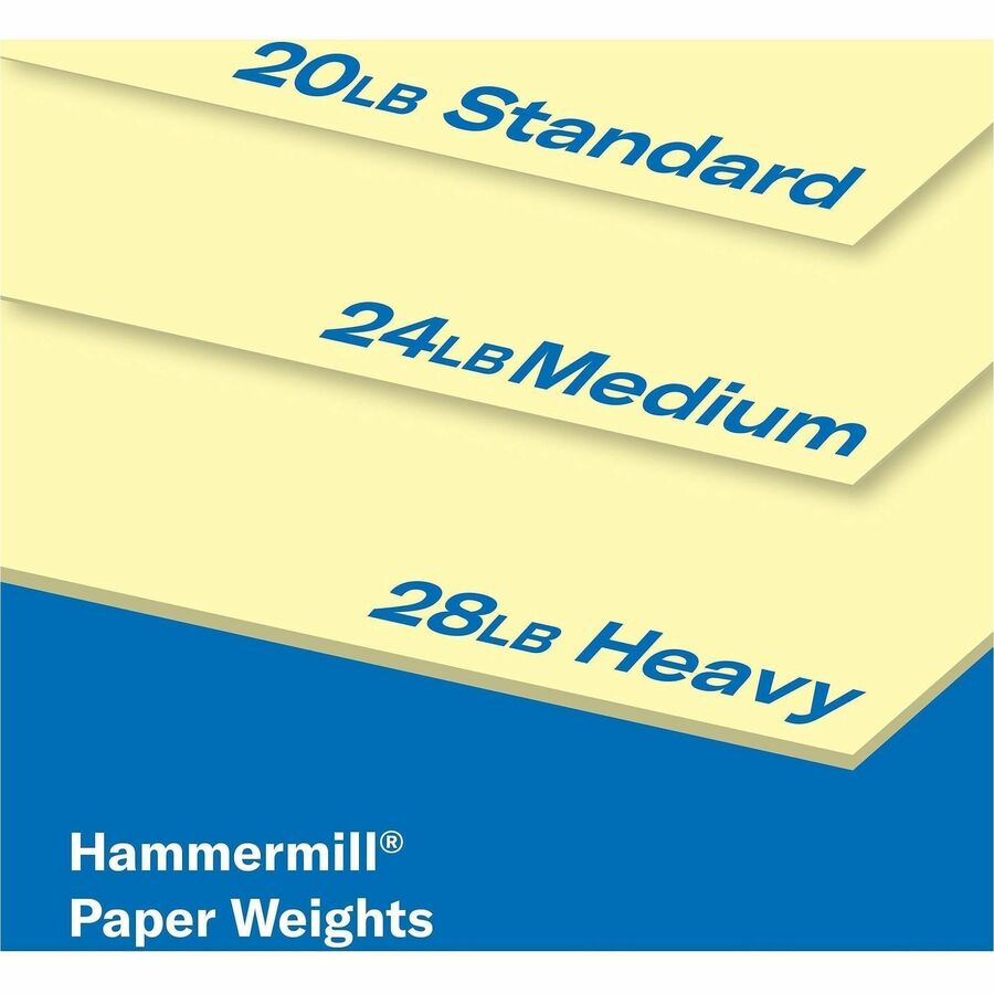 Hammermill Colors Recycled Copy Paper - Canary