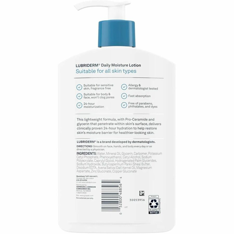Lubriderm Daily Moisture Lotion Fragrance-Free