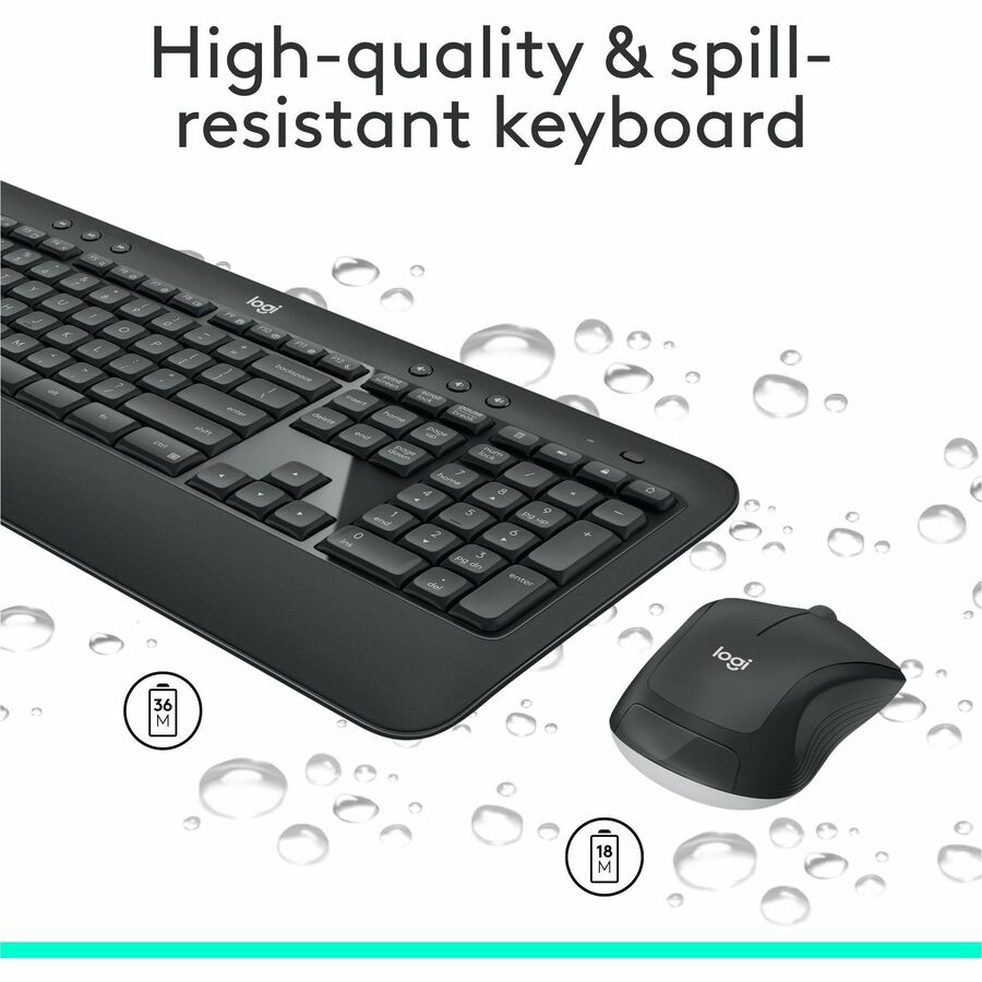 Logitech MK540 Wireless Keyboard Mouse Combo