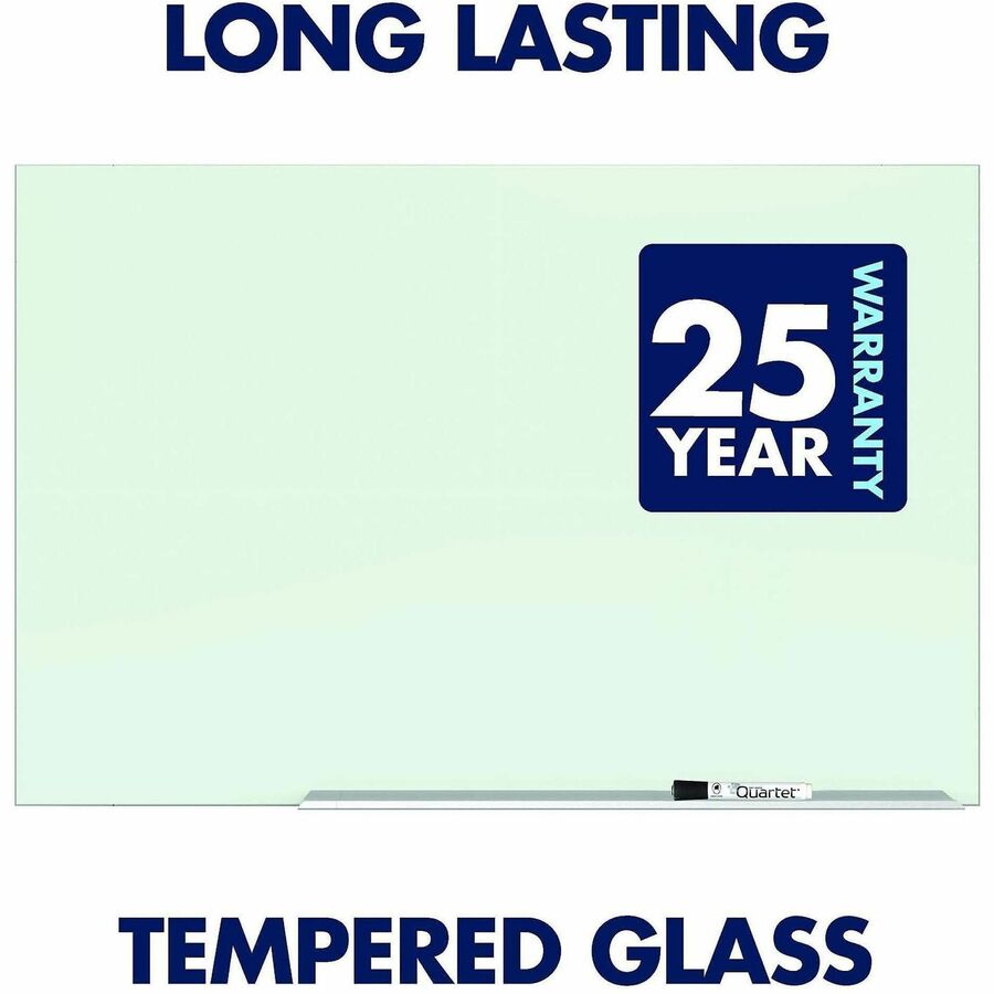 Quartet Element Framed Magnetic Glass Dry-Erase Boards
