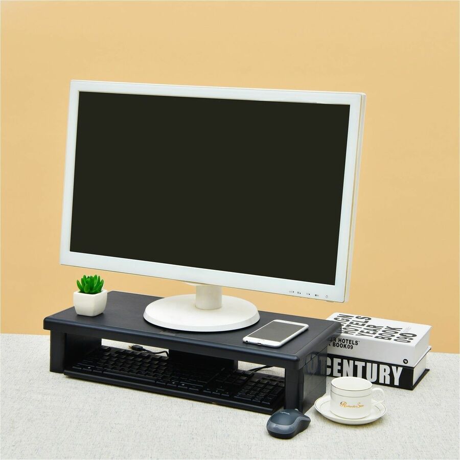 DAC® Stax MP-211 Height-Adjustable Ultra-Wide Monitor/Laptop Stand, Black