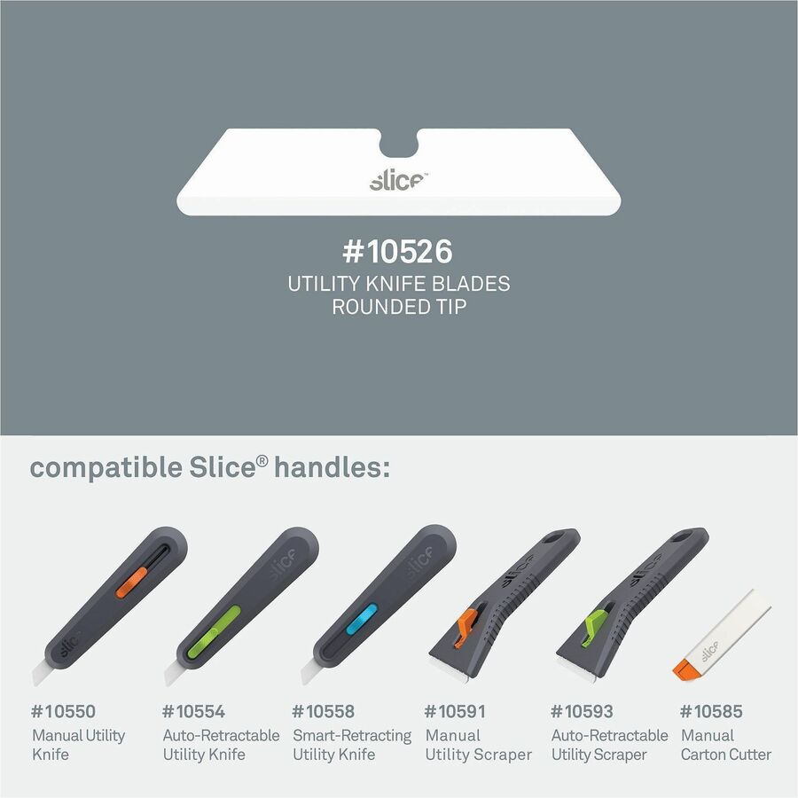 Slice Rounded Tip Ceramic Utility Blades