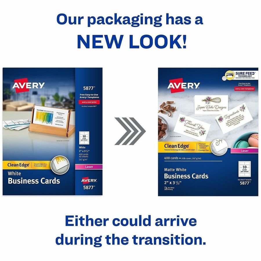 Avery® Clean Edge Business Cards