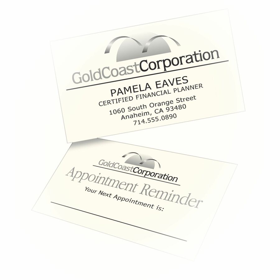 Avery® Business Cards, Ivory, True Print(R) Two-Sided Printing, 2" x 3-1/2" , 200 Cards