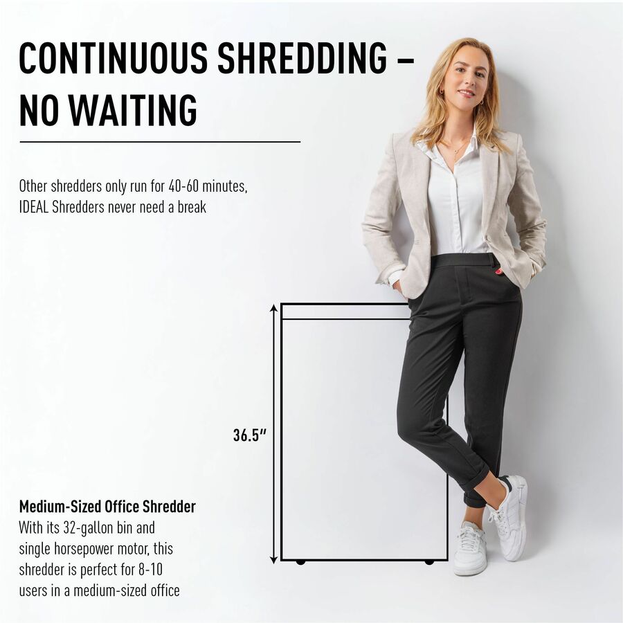 ideal. IDEDSH0316H Cross-cut Paper Shredder