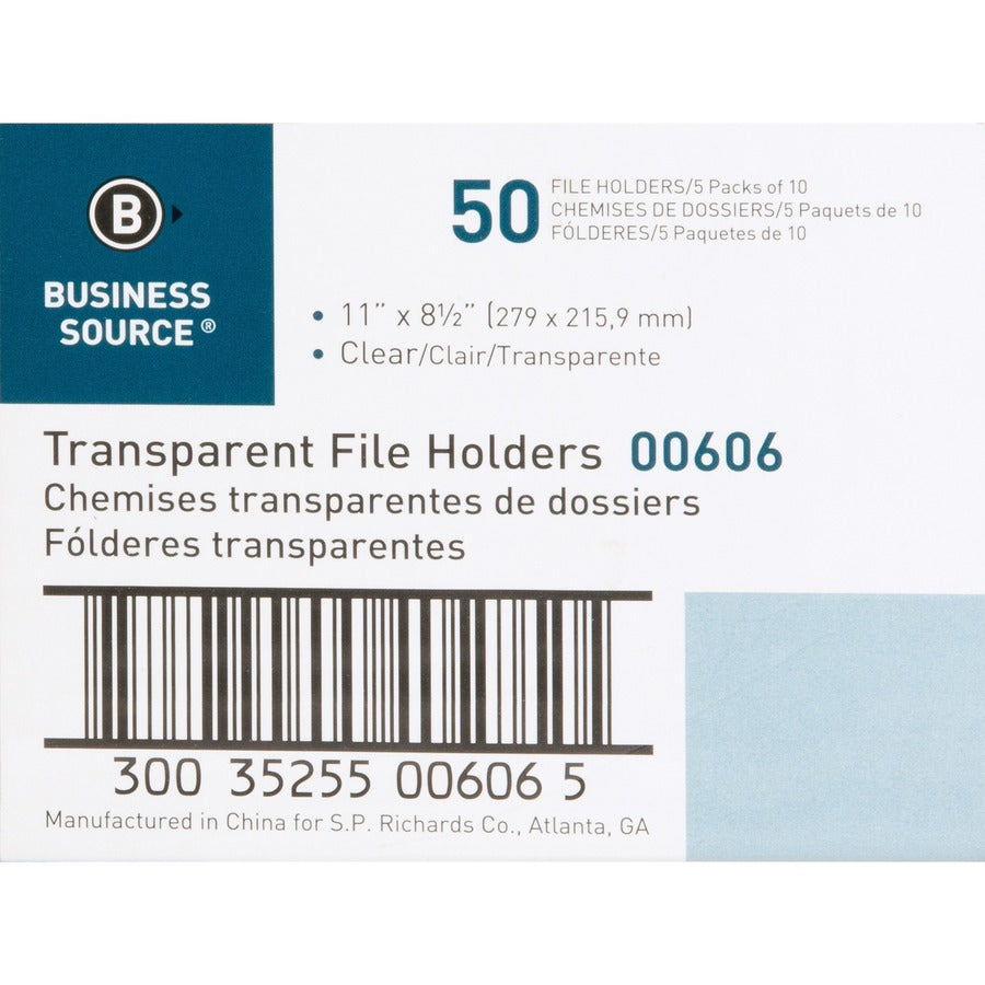 Business Source Letter File Sleeve