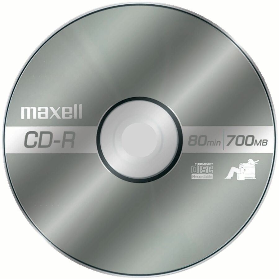 Maxell CD-R700 CD Recordable Media - CD-R - 48x - 700 MB - 50 / Pack