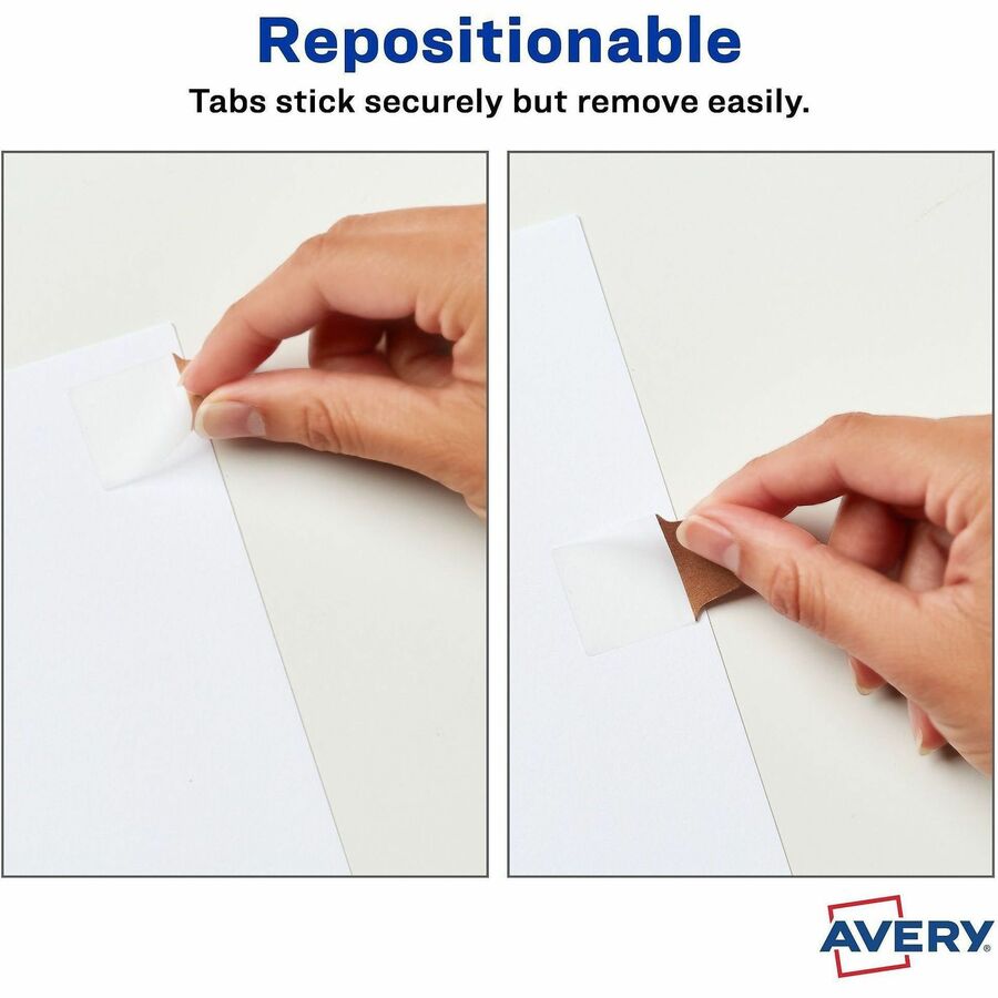 Avery® UltraTabs Metallic Color 2-sided Mini Tabs