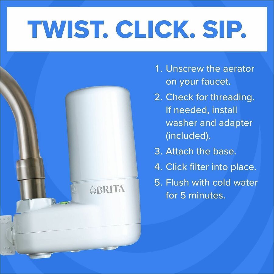 Brita On Tap Water Filtration System Replacement Filters For Faucets