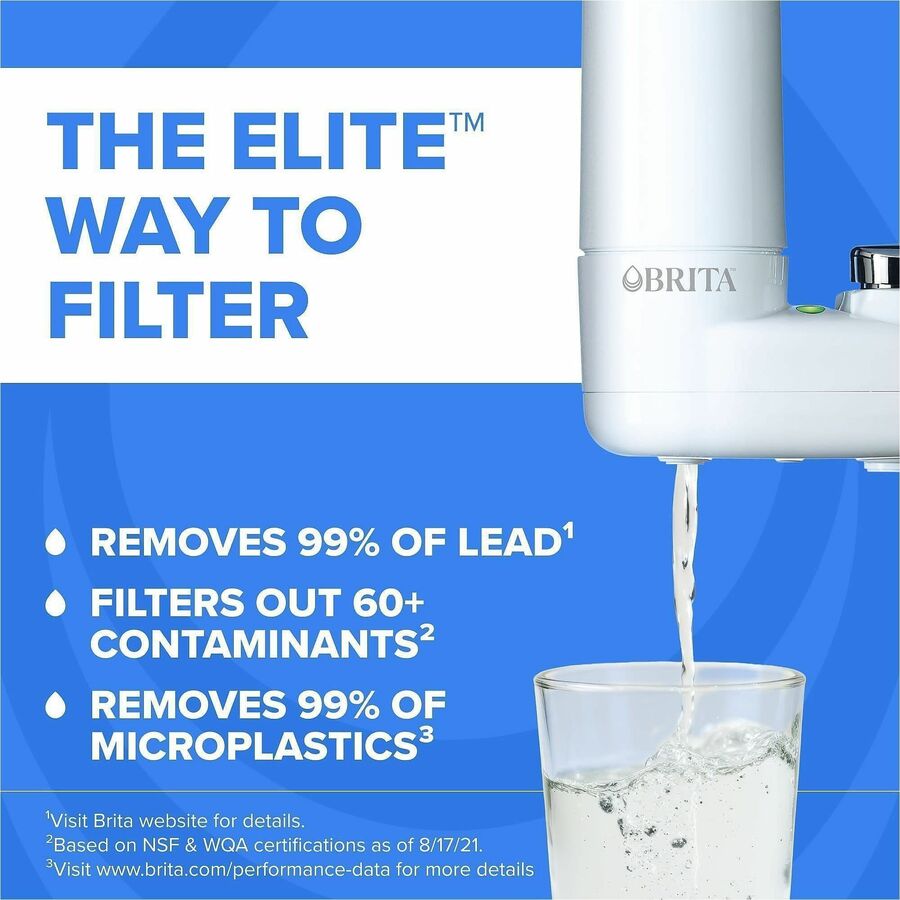 Brita Faucet Mount System with Elite Advanced Replacement Filter