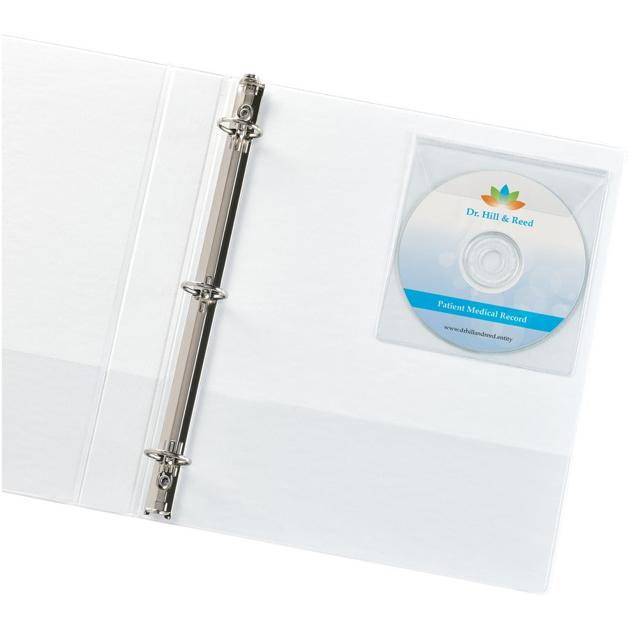 Avery® Vinyl Self-Adhesive Media/CD/DVD Pockets