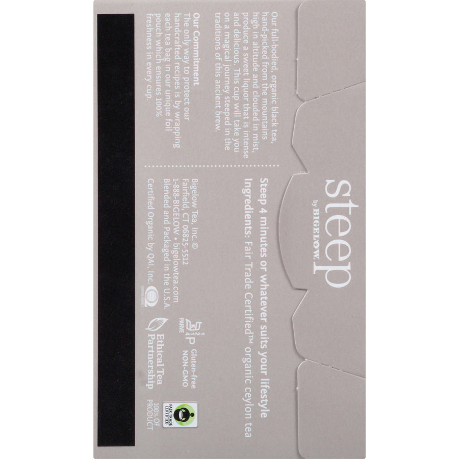 Steep by Bigelow® Organic English Breakfast Black Tea Bag