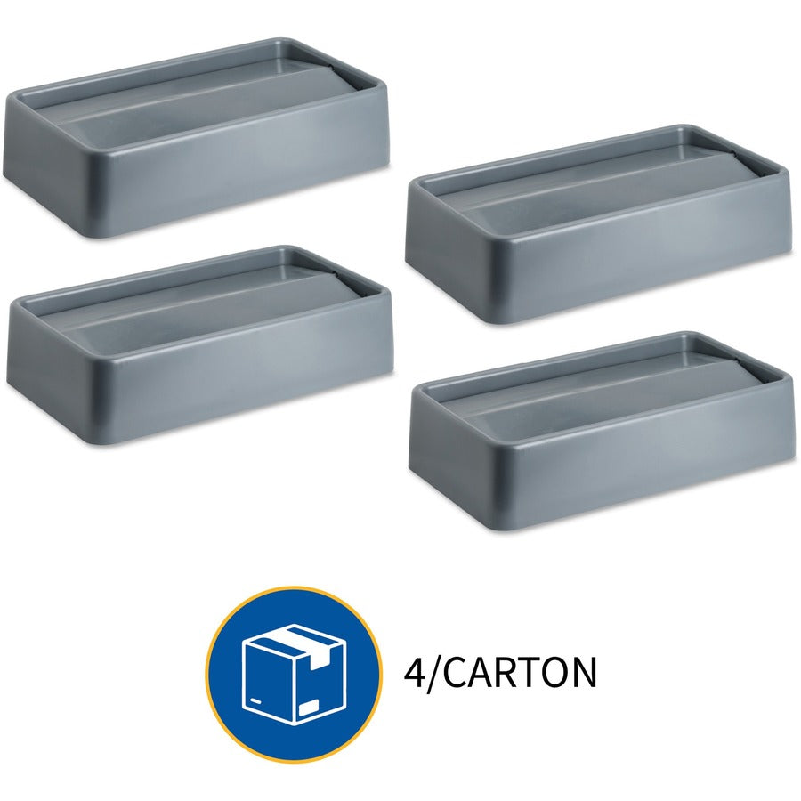 Genuine Joe Space-saving Container Swing Lid