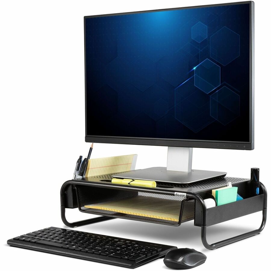 Allsop Metal Art Organizer 5 Monitor Stand with Drawer