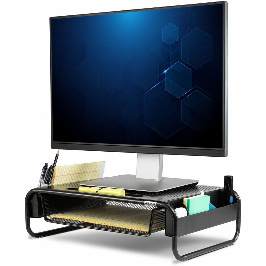 Allsop Metal Art Organizer 5 Monitor Stand with Drawer