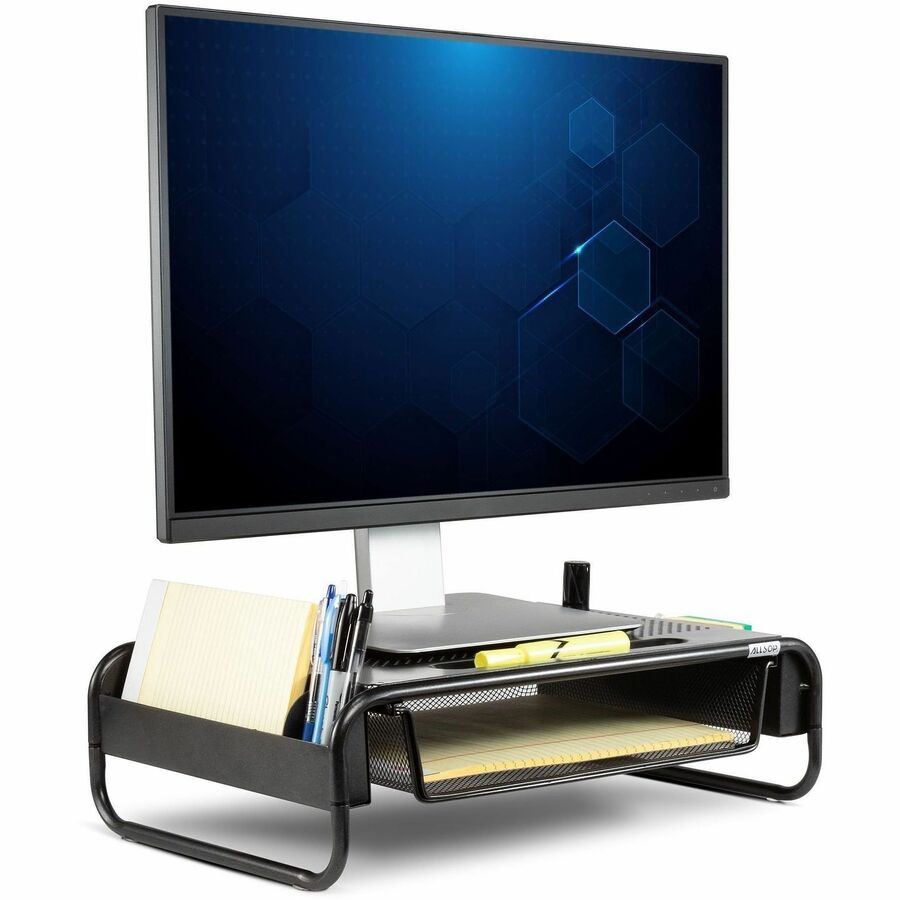 Allsop Metal Art Organizer 5 Monitor Stand with Drawer