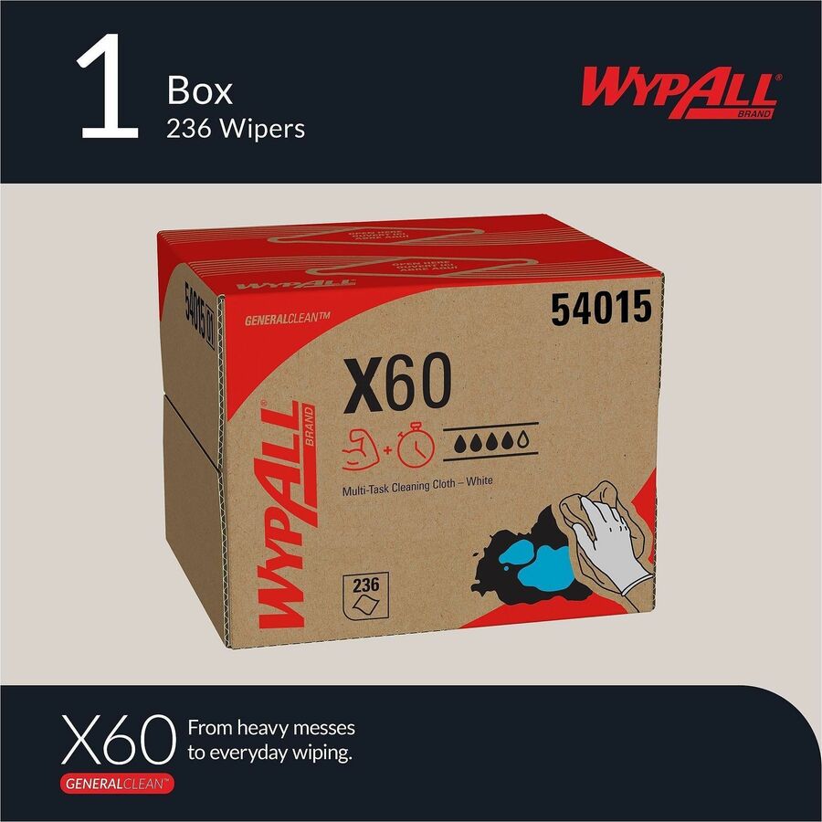 Wypall GeneralClean X60 Multi-Task Cleaning Cloths - Brag Box