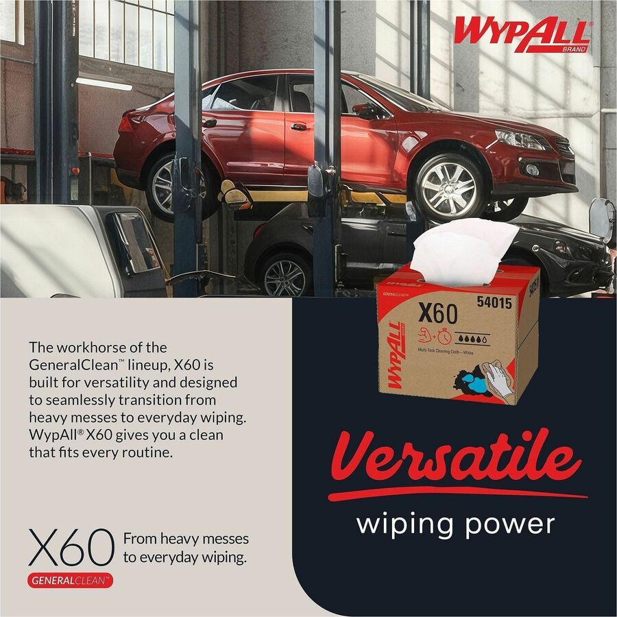 Wypall GeneralClean X60 Multi-Task Cleaning Cloths - Brag Box