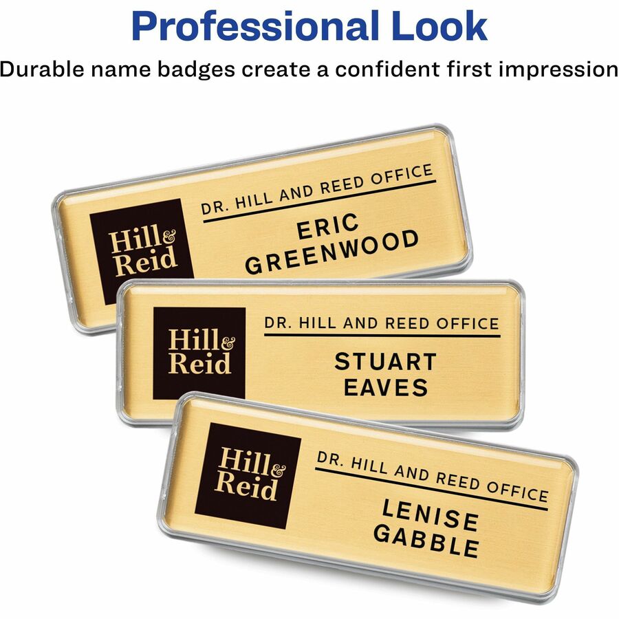 The Mighty Badge® by Avery® Reusable Magnetic Professional Name Badge Kits