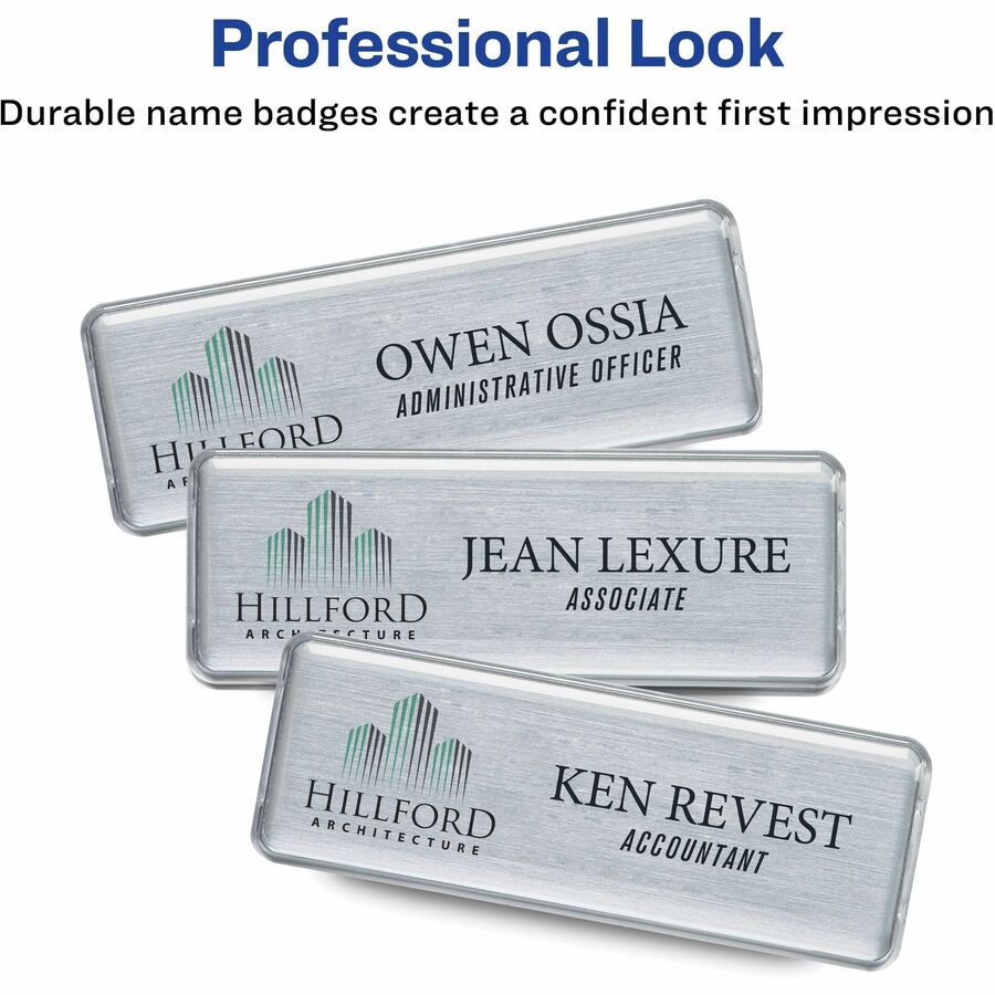 The Mighty Badge® by Avery® Reusable Magnetic Professional Name Badge Kits