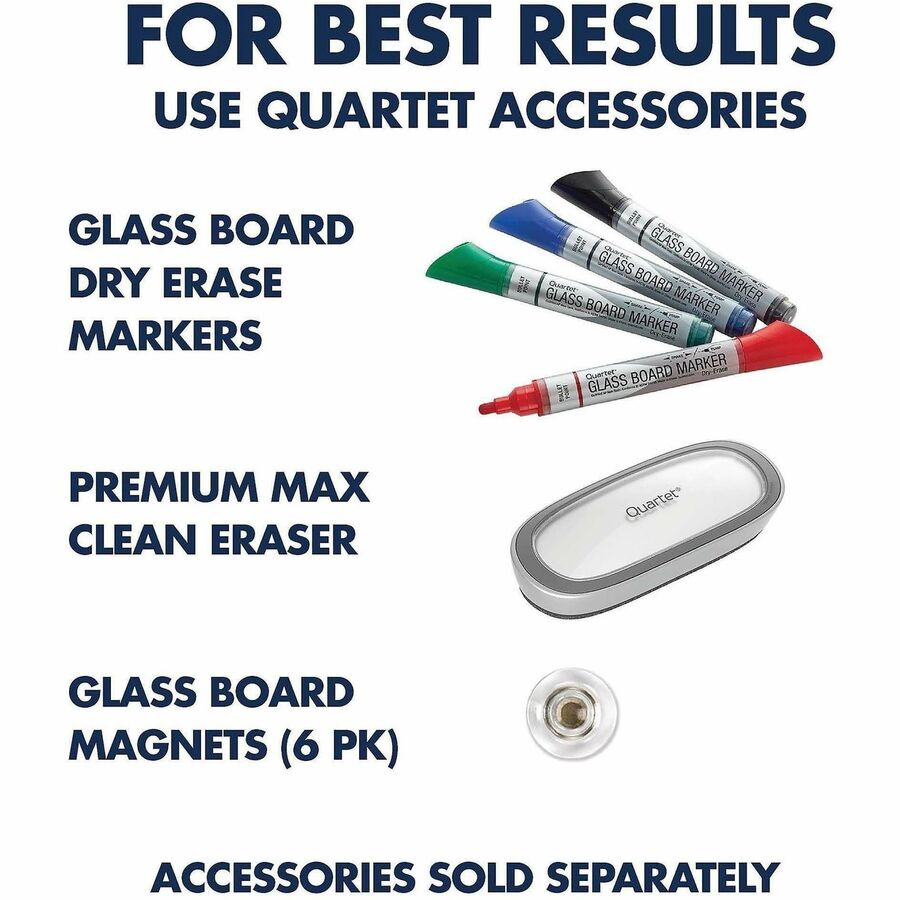 Quartet Infinity Magnetic Glass Dry-Erase Board