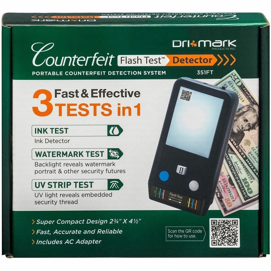 Dri Mark Flash Test Counterfeit Detector