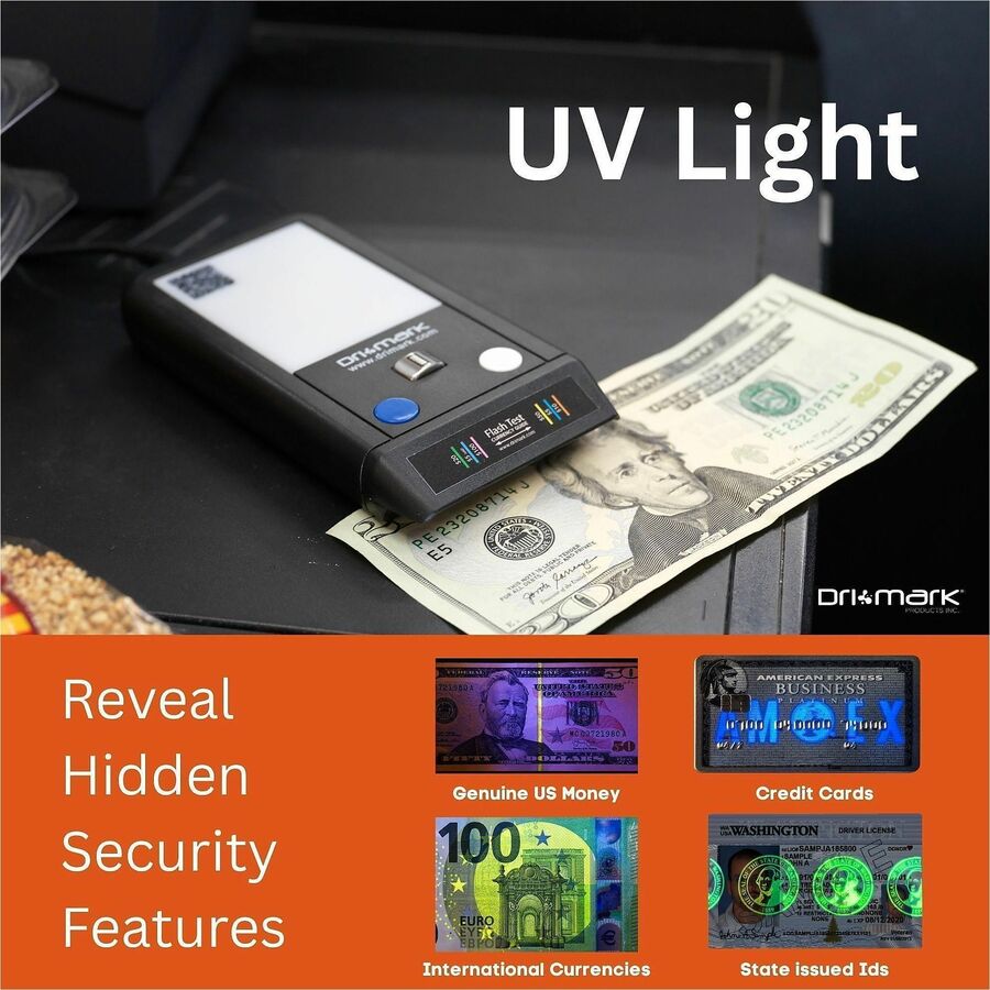 Dri Mark Flash Test Counterfeit Detector