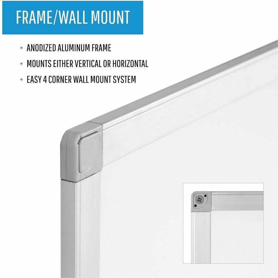 MasterVision Ayda Melamine Dry Erase Board