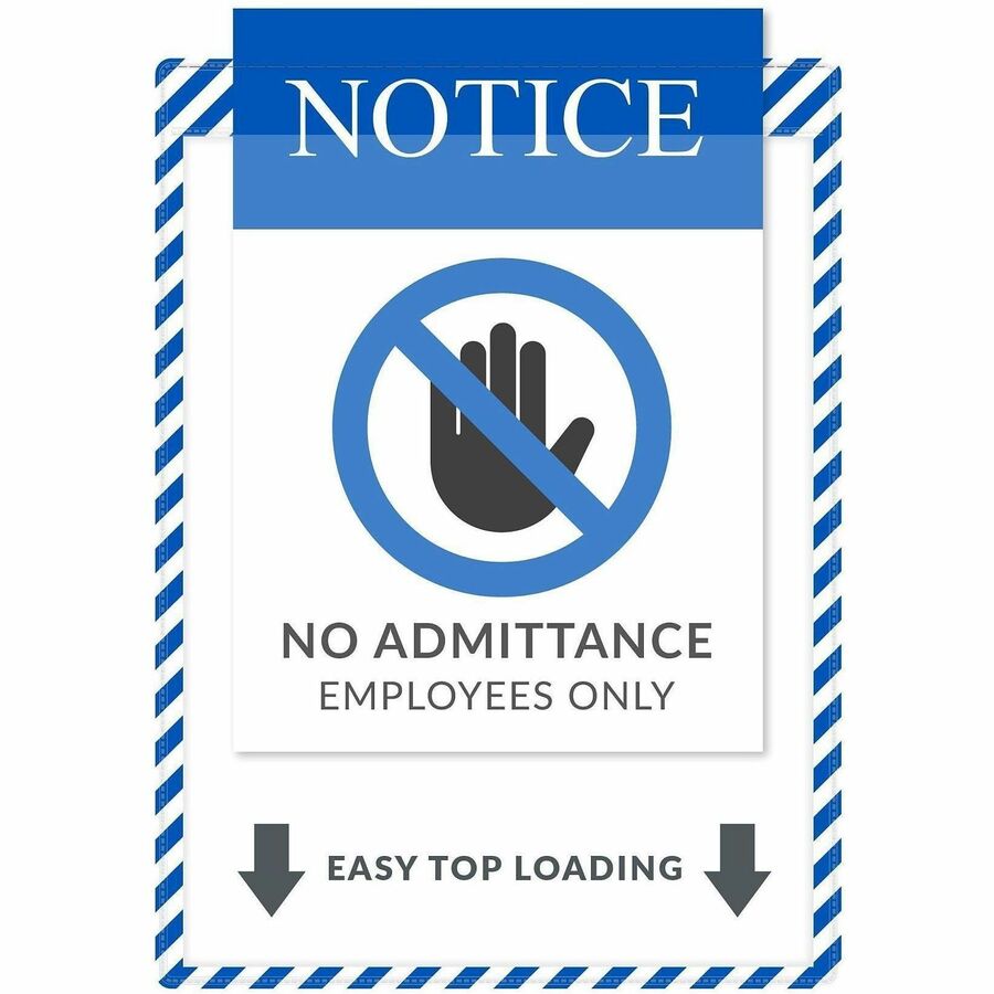 C-Line Safety Striped Shop Ticket Holders