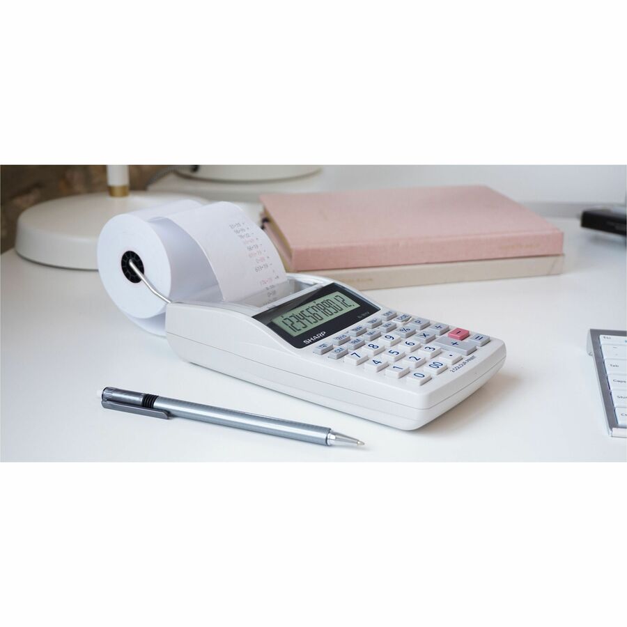 SHARP® EL-1611V 12-digit Mini Printing Calculator