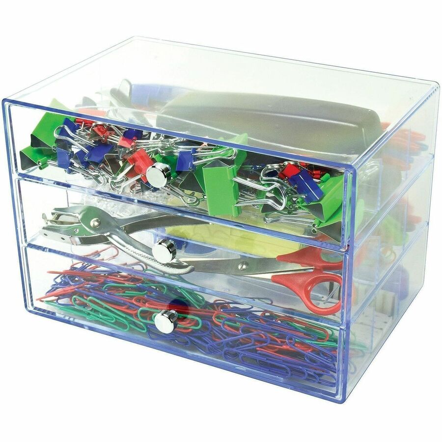 Deflecto 3-Drawer Storage Organizer