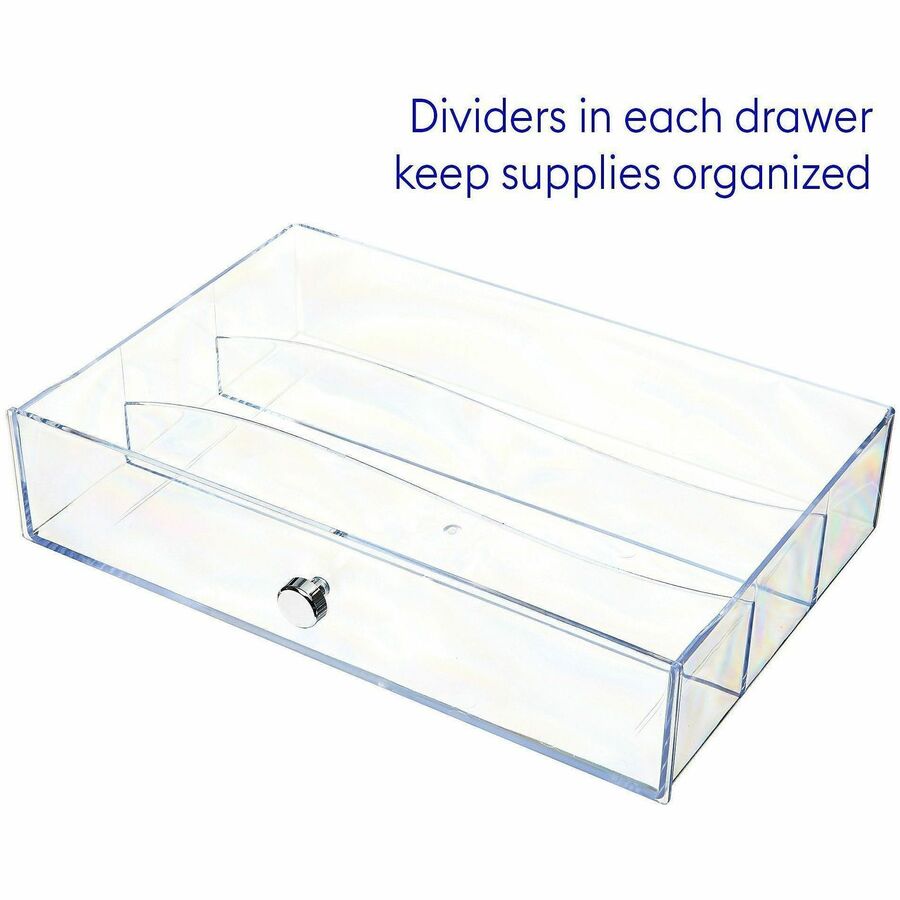 Deflecto 3-Drawer Storage Organizer