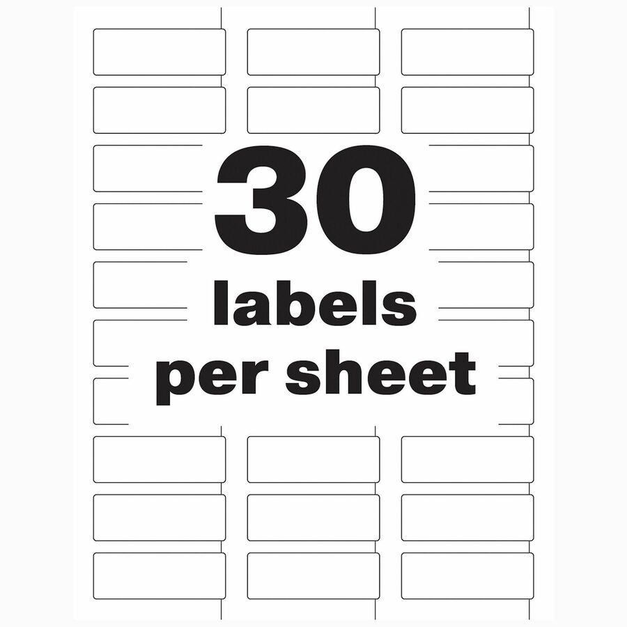 Avery® PermaTrack Tamper-Evident Asset Tag Labels