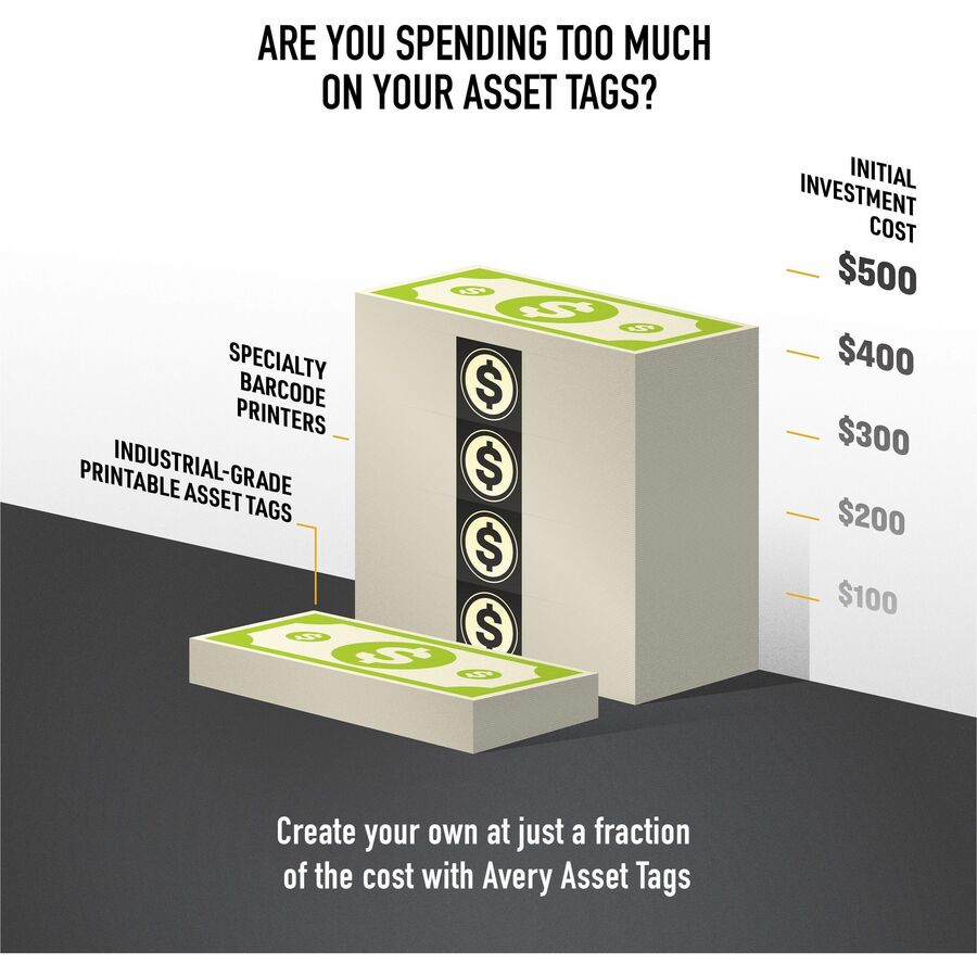 Avery® PermaTrack Asset Tag Label