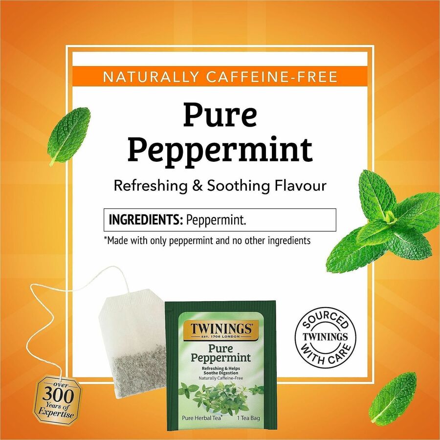 Twinings of London Pure Peppermint Herbal Tea Bag
