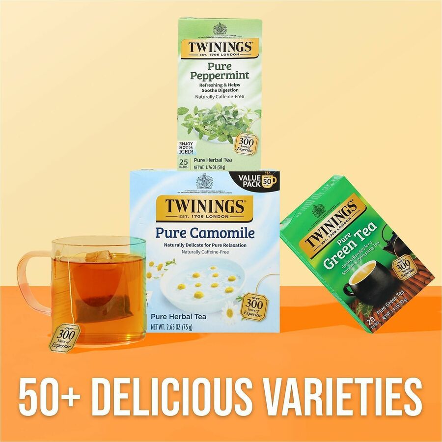 Twinings of London Pure Peppermint Herbal Tea Bag