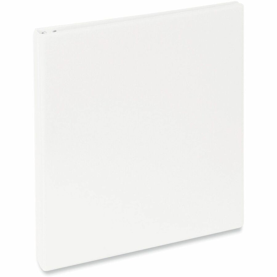 Universal Slant D-Ring View Binder, 3 Rings, 0.5" Capacity, 11 x 8.5, White