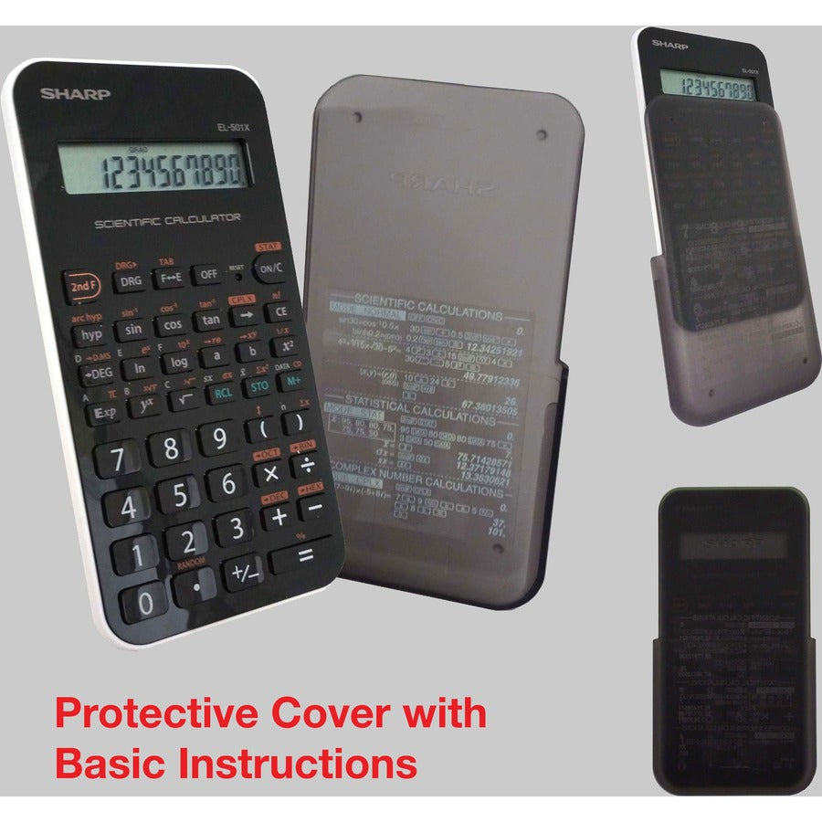 SHARP® EL-501X2BWH Scientific Calculator