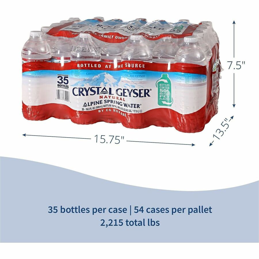 Crystal Geyser Natural Alpine Spring Water